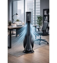 Auhma ACFN09 Turbo Akıllı Fan - Hava Temizleme & Aromaterapi Özellikli - 70W Kule Tipi Fan