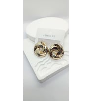 Sarmal Desen Mini Küpe