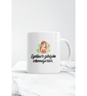 Eyeliner Gibiyim Çekemiyorlar Kupa Bardak