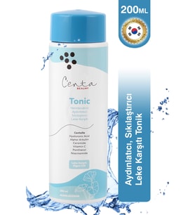 C'enta Beauty Aydınlatıcı Sıkılaştırıcı Leke Karşıtı Tonik 200ml