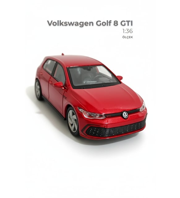 Kırmızı 1:36 Ölçek Die Cast Kapıları Açılır Lisanslı Volkswagen