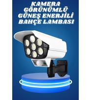 Bahçe Aydınlatması Hareket Sensörlü Led Aydınlatma Kamera Görünümlü - Lisinya