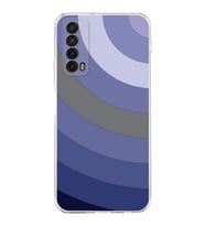 Huawei P Smart 2019  Kamera korumalı Kapak Renk Cümbüşü Tasarımlı  Şeffaf Kılıf