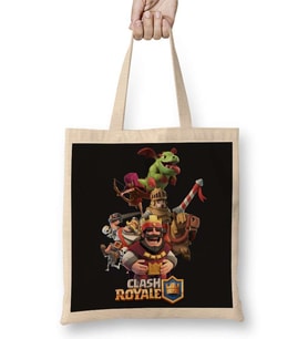 Clash Royale Red King Bez Çanta Uzun Saplı