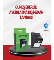 Kablo Gerektirmeyen Güneş Enerjili Dış Mekan Işık – Bahçe ve Koridor Aydınlatması