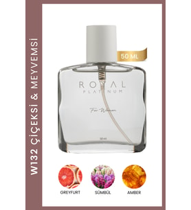 Royal Platinum W132 Kadın Parfüm Floral Misk Ferah