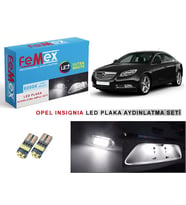 Opel İnsignia LED Plaka Aydınlatma Ampul Seti FEMEX Parlak Beyaz