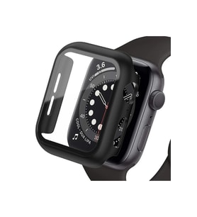 Apple Watch Ultra 49mm Uyumlu Camlı Kasa Ekran Koruyucu - Siyah