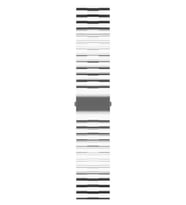 Samsung Galaxy Watch Active 2 40mm Uyumlu 20mm Kordon Şeffaf Renkli Transparan KRD-27 Kayış
