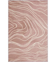 Eliana Home Baskılı, Yıkanabilir Kaymaz Taban Salon Halısı LNA1422 100x150 cm (Pembe)