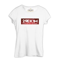29 Ekim Cumhuriyet Bayramı Beyaz Kadın Tshirt