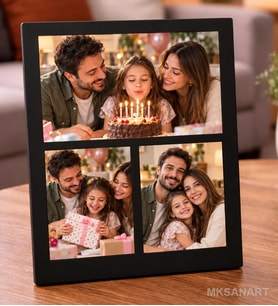 Fotoğraftan Kişiye Özel 3 Kişilik Masa Fotograf Cercevesi 13 x 18 cm MDF Çerçeve - Kişiye Özel Hediye 4. Model