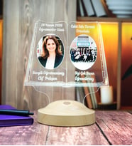 Sınıf Fotoğraflı öğretmene Hediye Kitap Şeklinde LED Lamba - 24 Kasım Öğretmenler Günü Hediyesi, 2 Fotoğraflı Öğrenci Resimli Mezuniyet Hediyesi