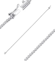 0.79ct (E-F vs) Pırlanta Su Yolu Bileklik