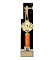 ODAK KUPA - Figürlü Kupalar - Okçu Figürlü Kupalar FG-055 B - 44 cm