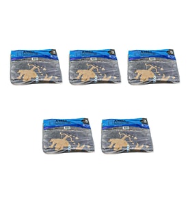Arma Baskılı Mini Blok Poşet Torba - No : 3 - 30x50 Cm. - Siyah - 100 Adetlik 5 Paket