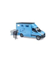 Bruder Mercedes Benz Sprinter At Nakil Aracı Ve Siyah At  BR02674