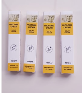 PROCOMİL DELAY GECİKTİRİCİ KREM 15 ML 4 KUTU ( E VITAMIN  İÇERİR )