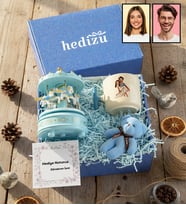 Kişiye Özel Karikatürlü Sevgiliye Hediye Hediye Kutusu - Kişiye Özel T Kupa, Atlı Karınca Müzik Kutusu, Peluş Anahtarlık Sevgililer Günü Hediyesi
