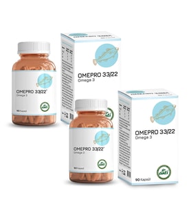 Anti OmePro® 3322 Omega 3 Balık Yağı(Trigliserit ) 90 Kap x 2 Adet
