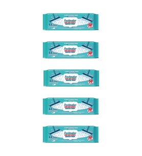 Freshmaker Karbonat ve Beyaz Sirke Katkılı Yüzey Yer Temizlik Mandallı Mop Havlusu - 50'li 5 Paket