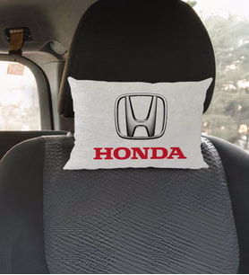 BK Gift Honda Tasarımlı Dikdörtgen Araç Koltuk Yastığı-1