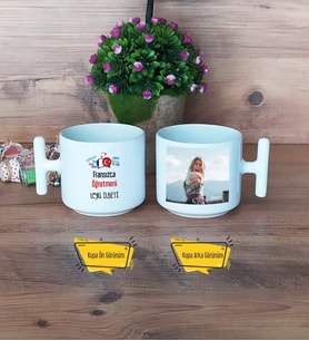 Fransızca Öğretmeni Kupa Bardak T Fotoğraflı Öğretmenler Günü Hediyesi