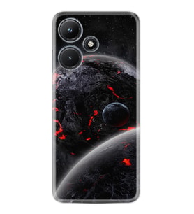 Infınix Hot 30i Kılıf Resimli Desenli Silikon Platinium Series Dark World 1867
