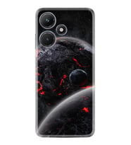 Infınix Hot 30i Kılıf Resimli Desenli Silikon Platinium Series Dark World 1867