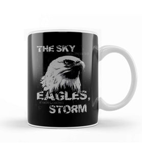 The Sky Belongs To Eagles Kupa Bardak Porselen