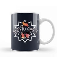 Feminism Super Girls Kupa Bardak Porselen