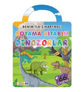Benim İlk Çıkartmalı Boyama Kitabım - Dinozorlar