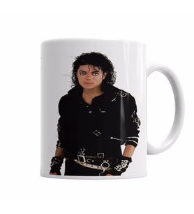 Michael Jackson  Bad Kupa Bardak Porselen