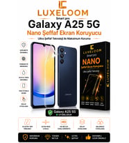 Luxeloom Samsung Galaxy A25 5G Smart Pro Nano Şeffaf Ekran Koruyucu (0.15mm)
