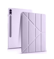 Pilelistore   Samsung Galaxy X610 Tab S9 FE Plus 12.4 Kılıf Kalemlikli Mars Tablet Kılıfı - Lila