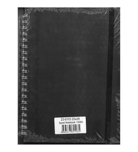 VICTORIA'S JOURNALS 0103 NOTES 20x28cm SPİRALLİ SERT KAPAK 90gr. 40YP. DÜZ + 40 YP. NOKTALI + 40YP.Ç