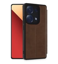 Newface Xiaomi Redmi Note 13 Pro 4G Kılıf Flip Cover - Taba