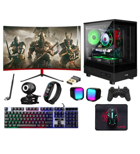 Turbox Tx6184 i5 11400F 32GB Ram 512GB SSD 8GB RX580 23.6 Curved Oyuncu Masaüstü Bilgisayarı