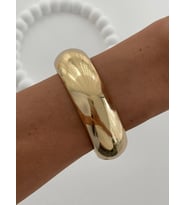 Özel Seri Bombe Tasarım Gold Kelepçe Bileklik