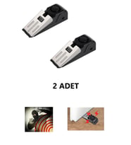 Kapı Altı Alarmı Stopper/ Durdurucu – 120 dB Sesli Uyarı, 3 Kademe Hassasiyet, Kapı Durdurucu (B.Siyah)