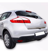 Renault Megane 3 Formlu Krom Bagaj Alt Çıta Paslanmaz Çelik