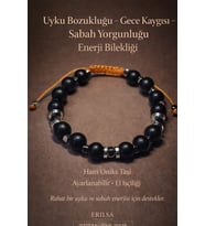 Sertifikalı Turuncu Uyku Denge Enerji Bilekliği – Ham Oniks Terahertz Taşı Ayarlanabilir El İşçiliği (Çok Renkli)