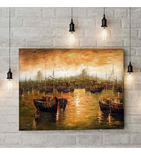 İstanbul Kanvas Tablo 19 En  35cm x Boy  50cm