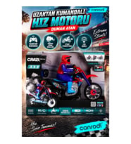 333-TJ24161B-UZAKTAN KUMANDALI DUMAN ATAN HIZ MOTORU