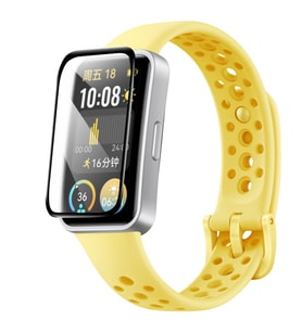 Sneezy Huawei Band 9 İle Uyumlu Ekran Koruyucu Polymer Temperli Nano 0.5 mm Watch Ekran Koruyucu