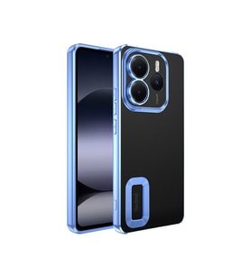 Xiaomi Redmi Note 14 5G Uyumlu Kılıf Kamera Korumalı Logo Gösteren Zore Omega Kapak