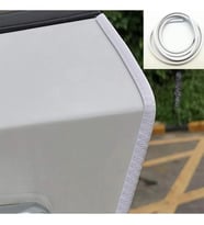 Araç Kapı Koruma Çizik Önleyici Fitil 5 metre Beyaz Renk