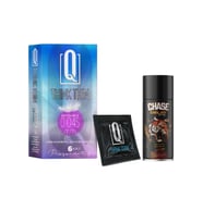 Q Think Thin 6'Lı Prezervatif + Chase Sprey