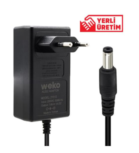 Weko 7.8 Volt - 1 Amper Priz Tip Adaptör 5.5*2.5 Uç