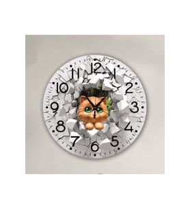 bilge Tasarım ÇOCUK ODASI Duvar Saati 30 x 30 CM (Karışık)